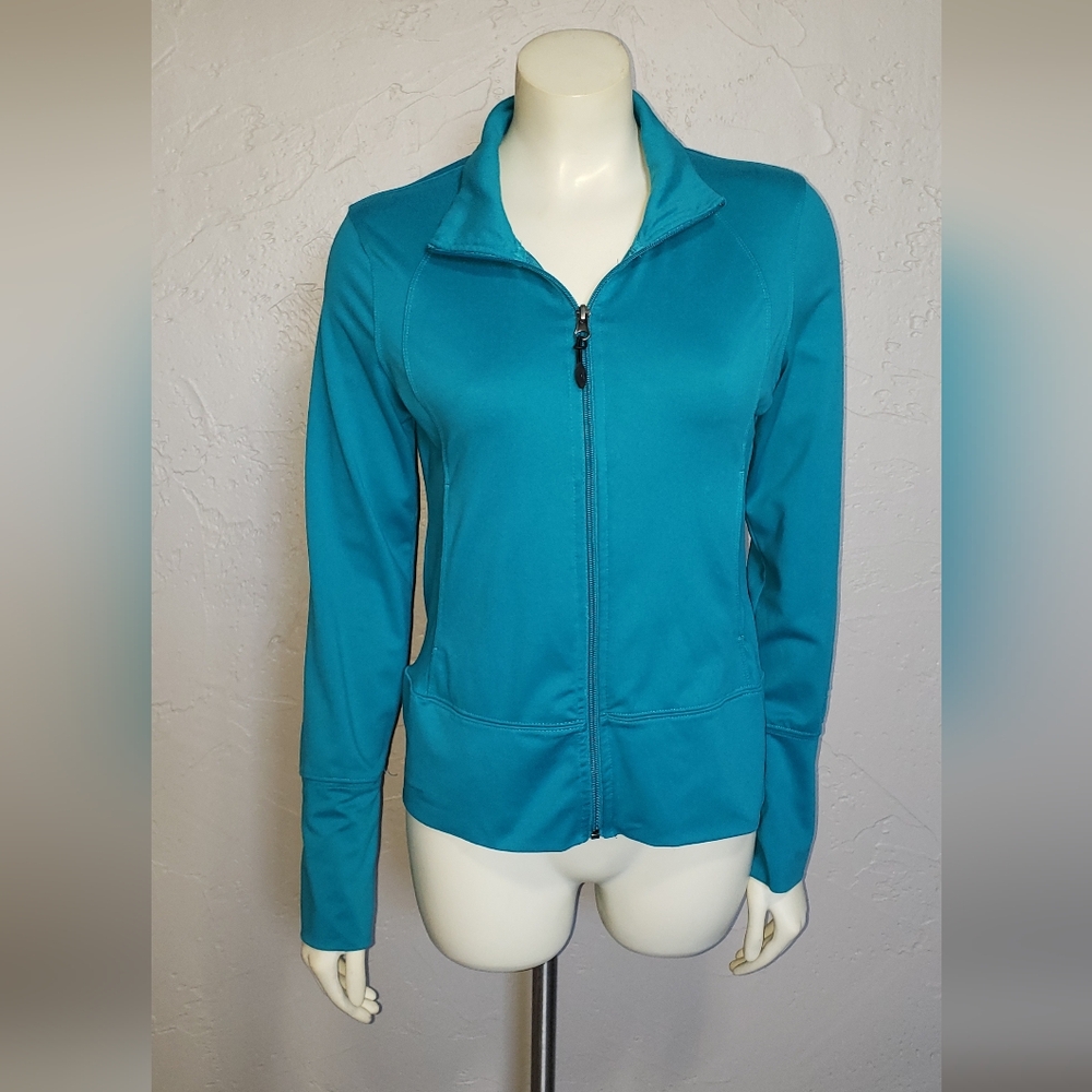 CHAMPION TEAL ZIP UP JACKET FOR WOMEN